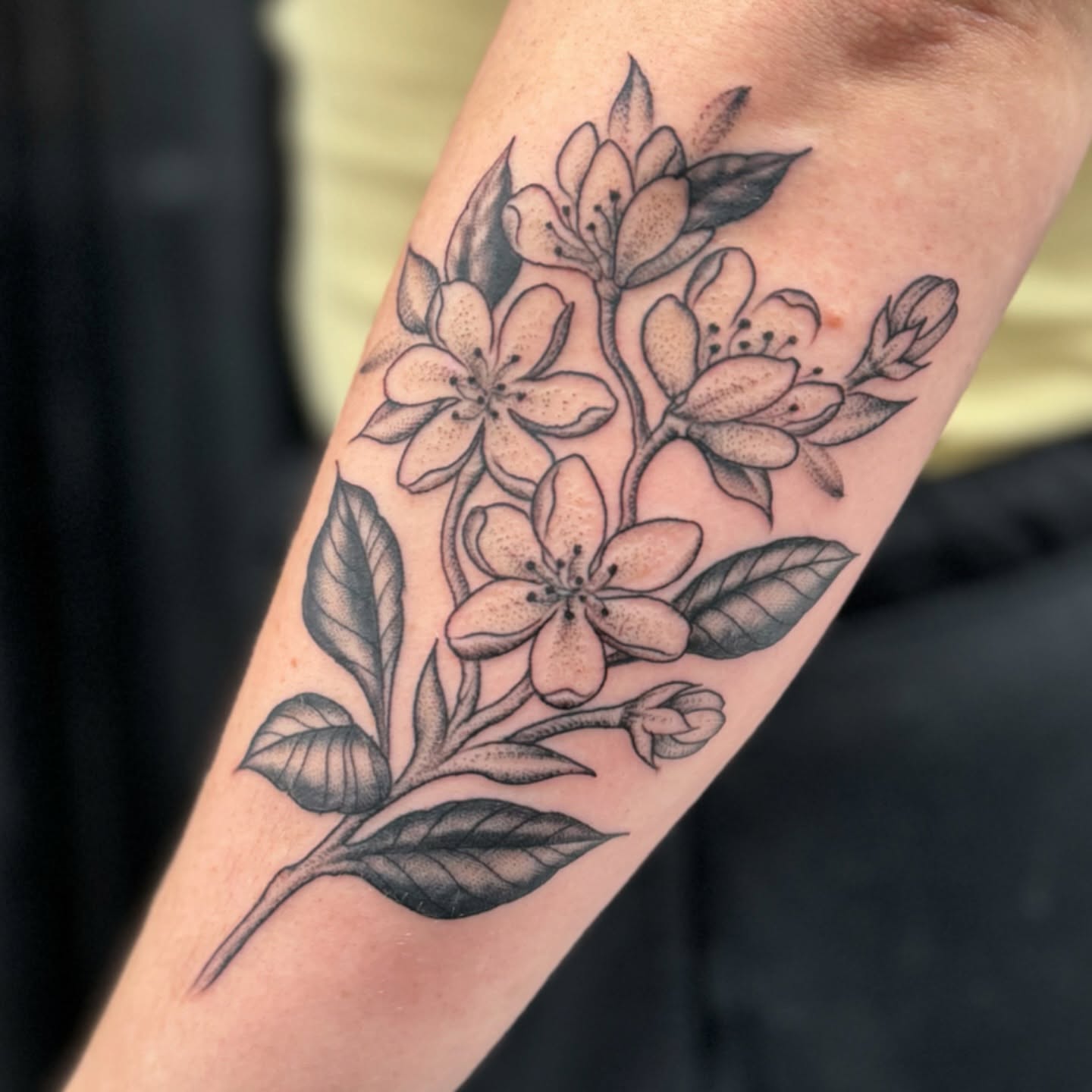 Tattoo by @blackworkboston — dotwork