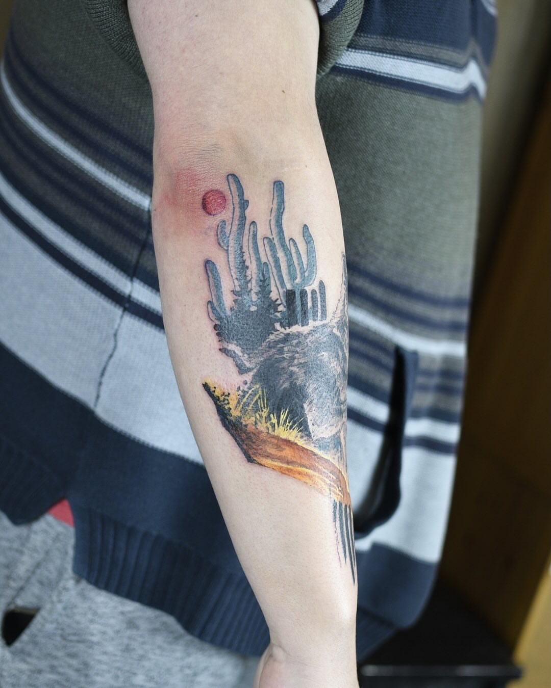 Tattoo by @emmagracetattoo — realism, dotwork
