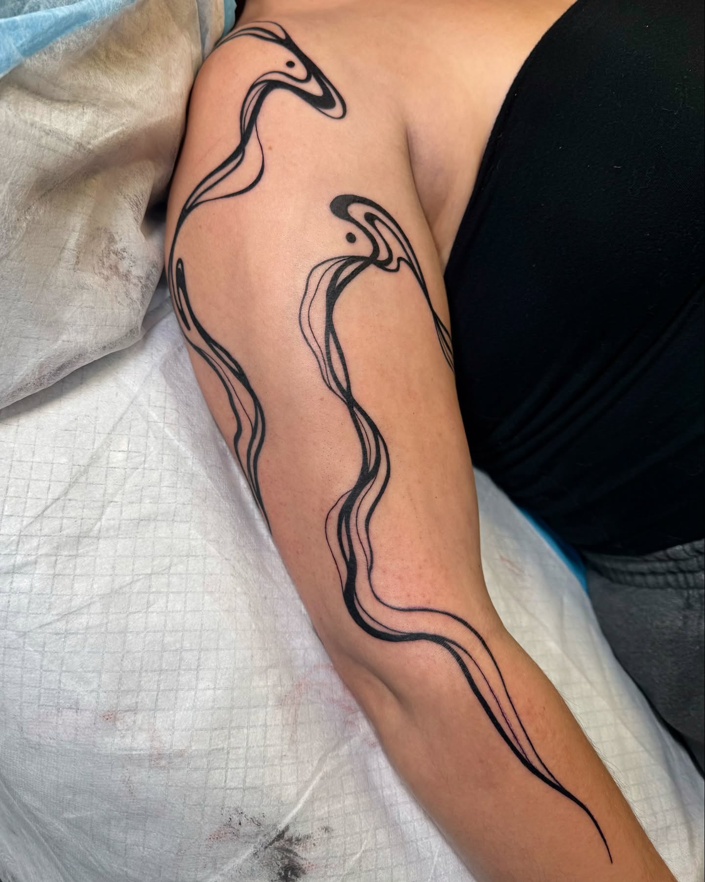 Tattoo by @rjxdots — black_and_grey