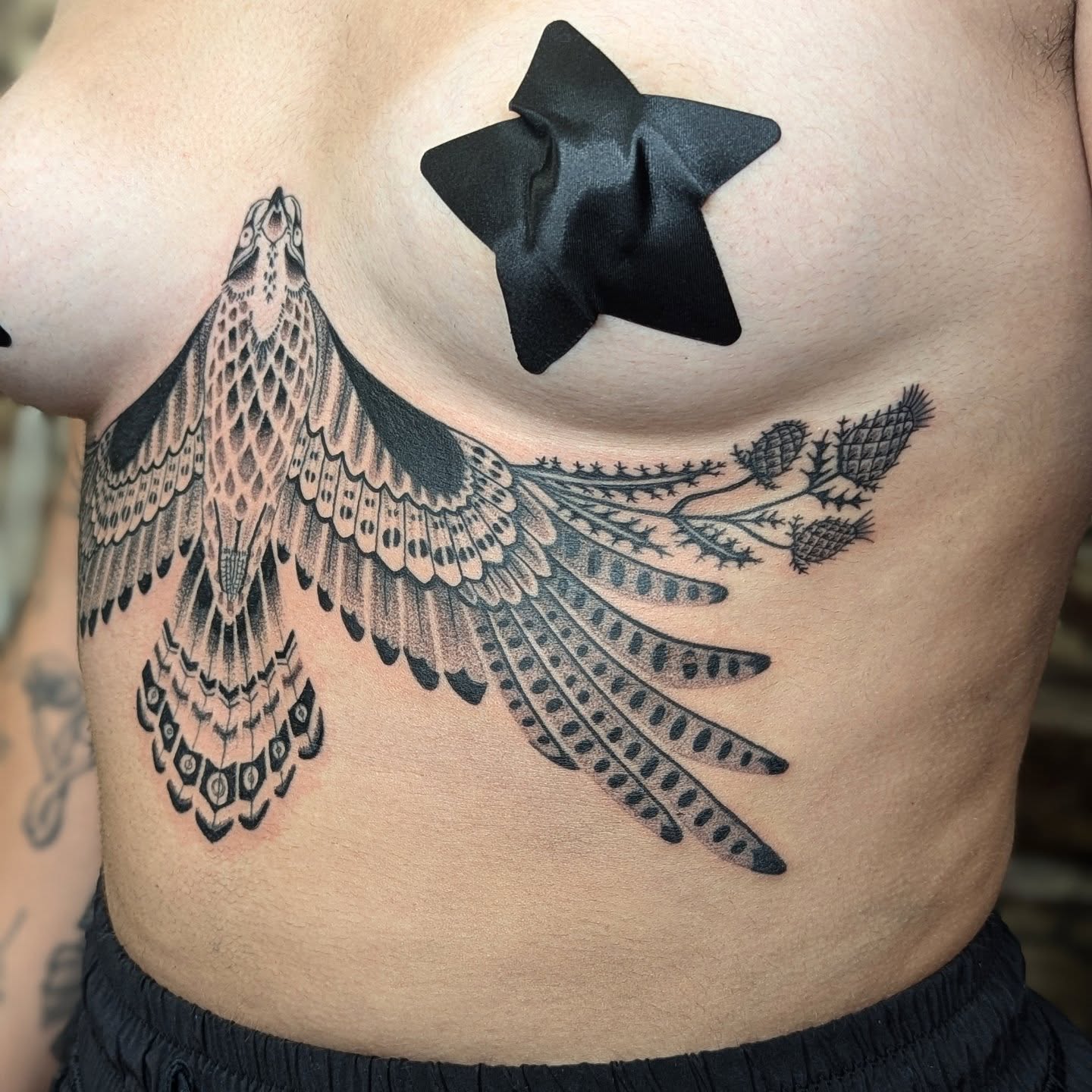 Tattoo by @elistudertattoo — black_and_grey