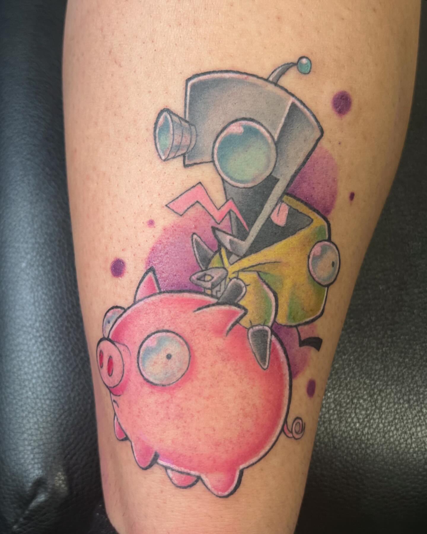 Tattoo by @emilytattoos โ dotwork, watercolor