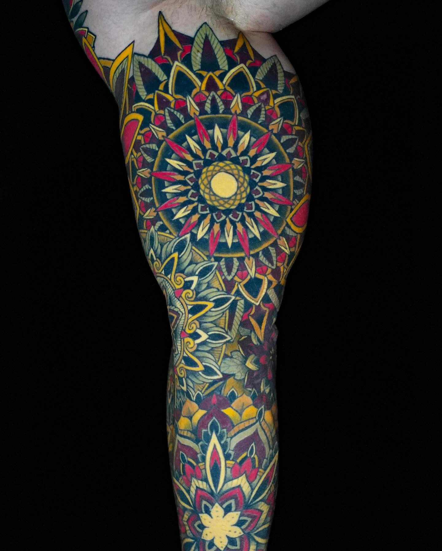 Tattoo by @dannymadsentattoo — ornamental, dotwork