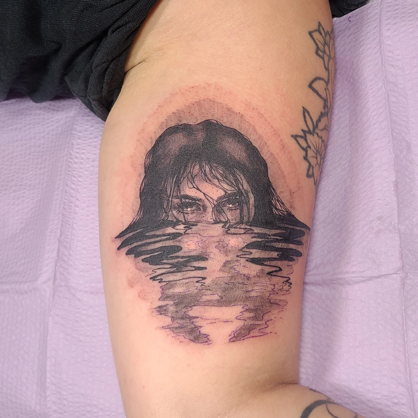 Tattoo by @shmorgue — realism, black_and_grey