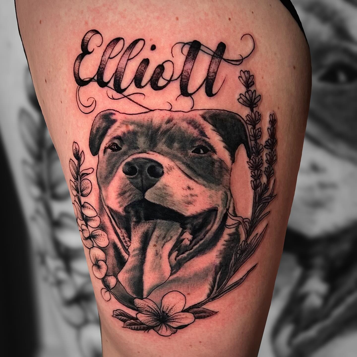 Tattoo by @dalton_king_tattoos β realism, black_and_grey