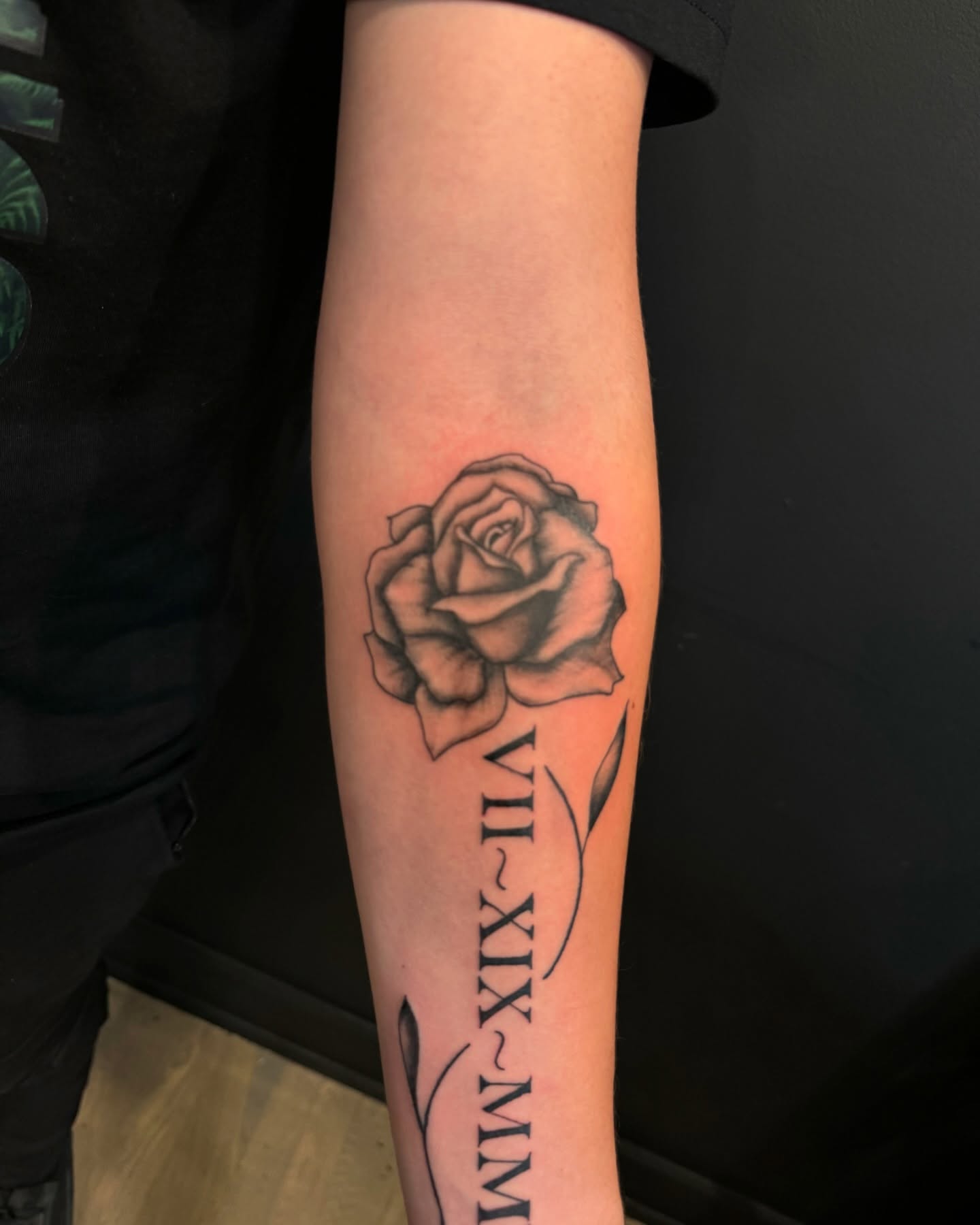 Tattoo by @kreidler_inks — black_and_grey