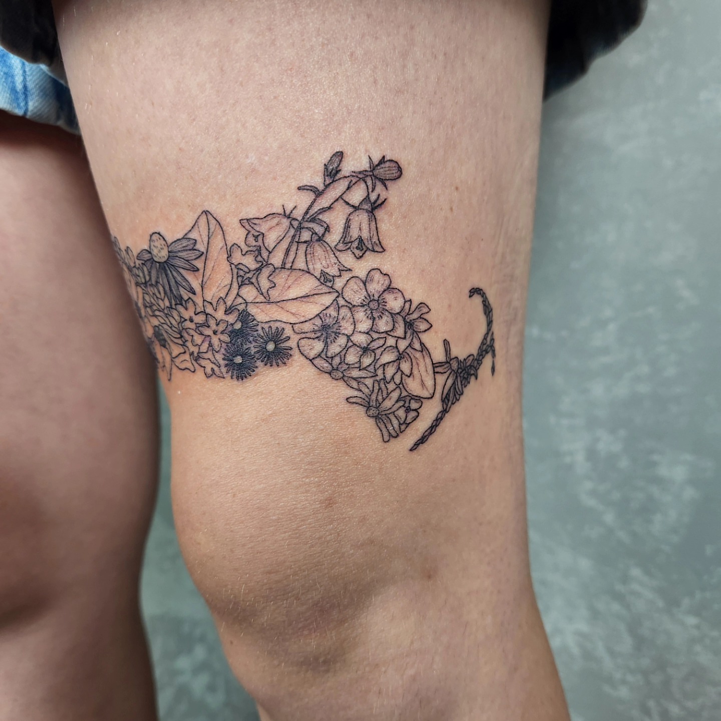 Tattoo by @inkd_miss — black_and_grey