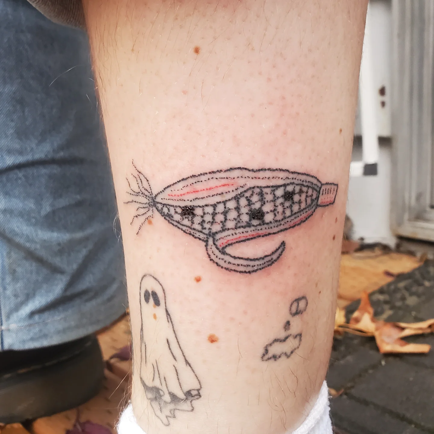 Tattoo by @sticky.geranium.tattoos — dotwork