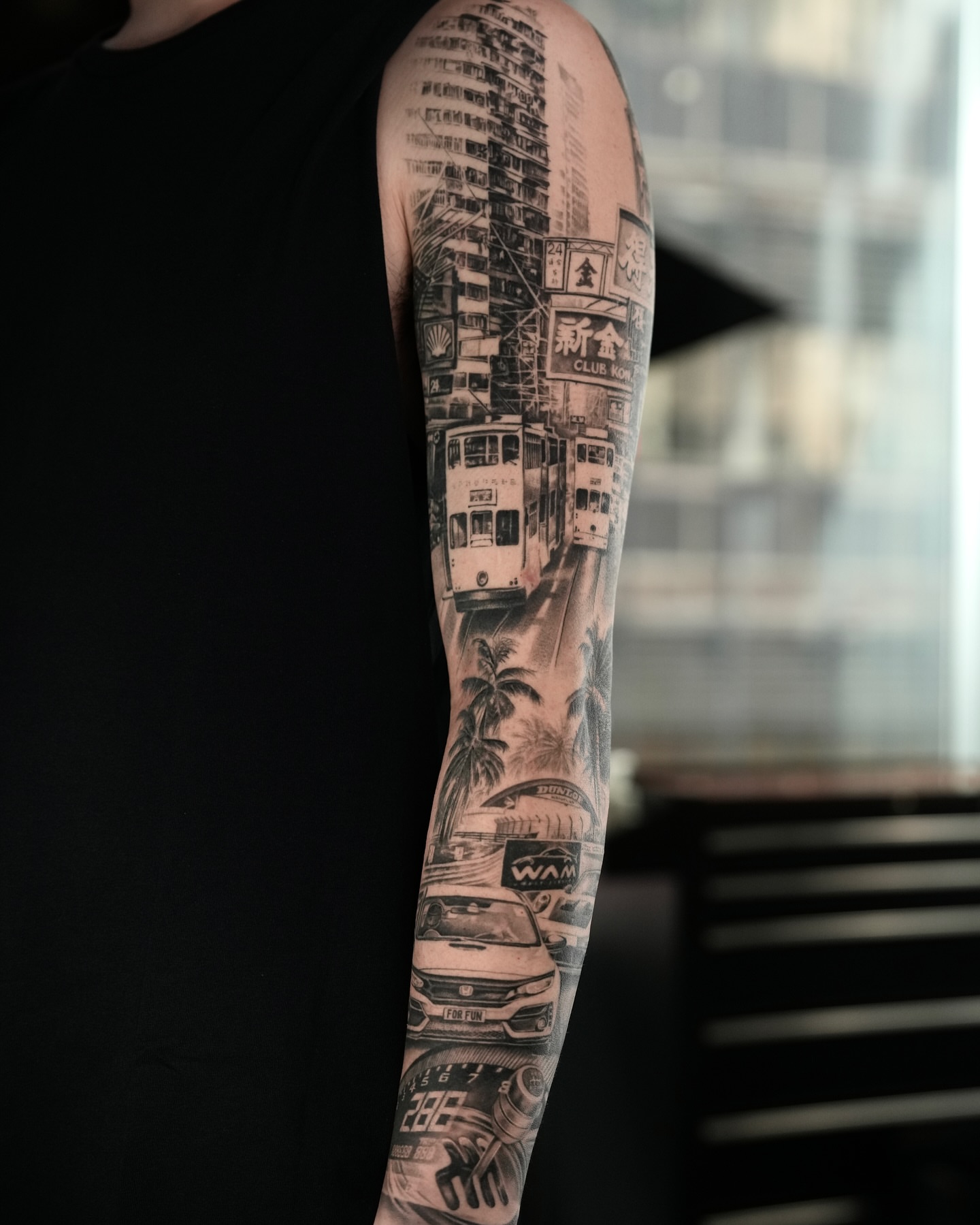 Tattoo by @zinktattoozac — black_and_grey, realism