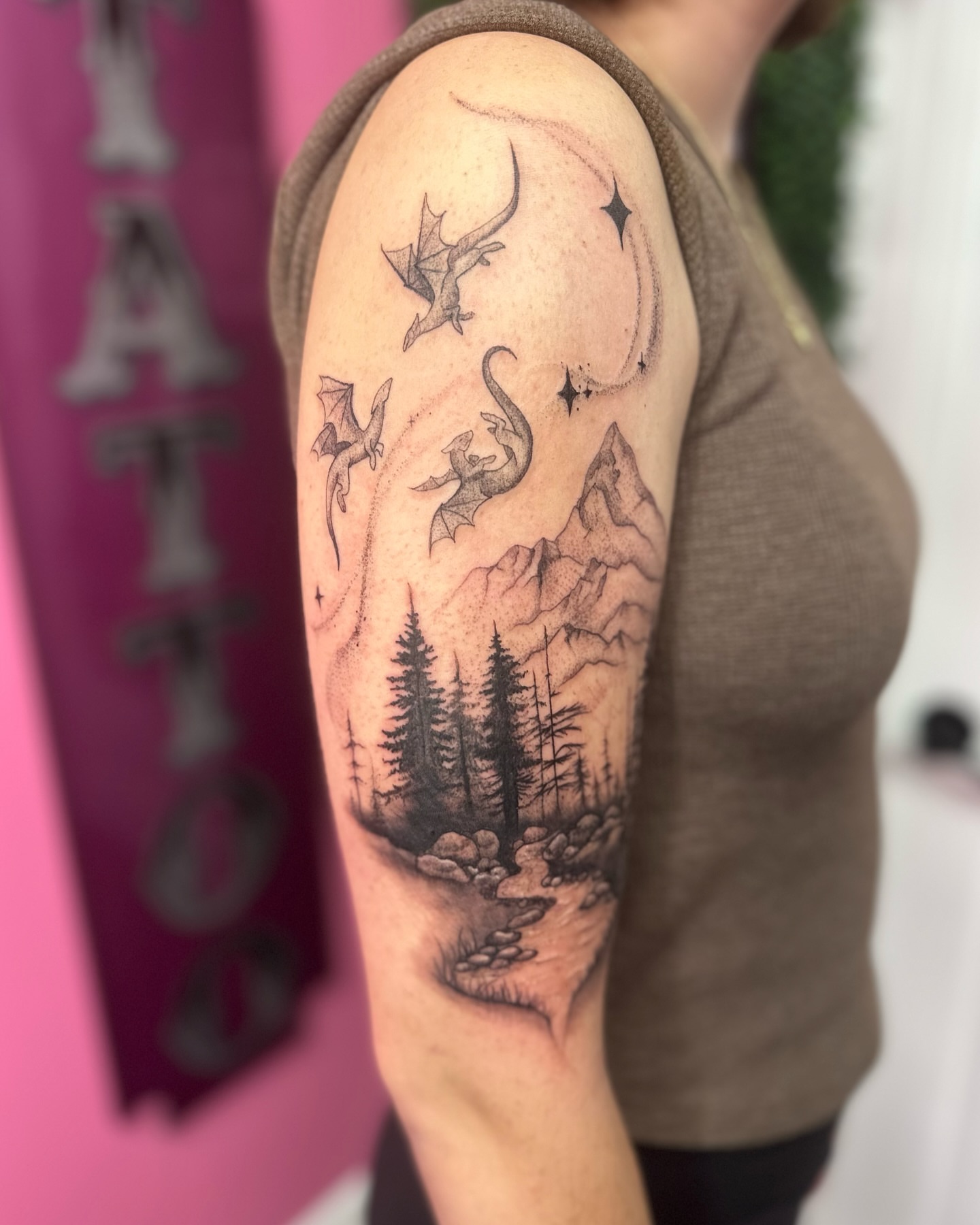 Tattoo by @jakkitattoos — black_and_grey, realism