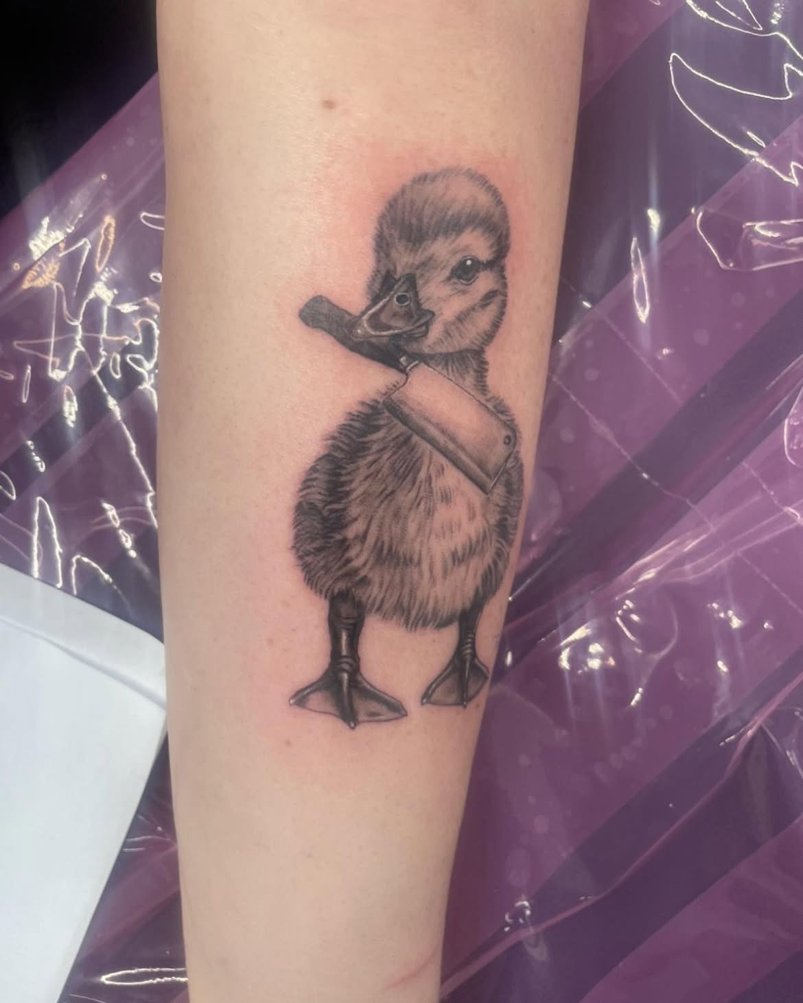 Tattoo by @crawfordtats — black_and_grey