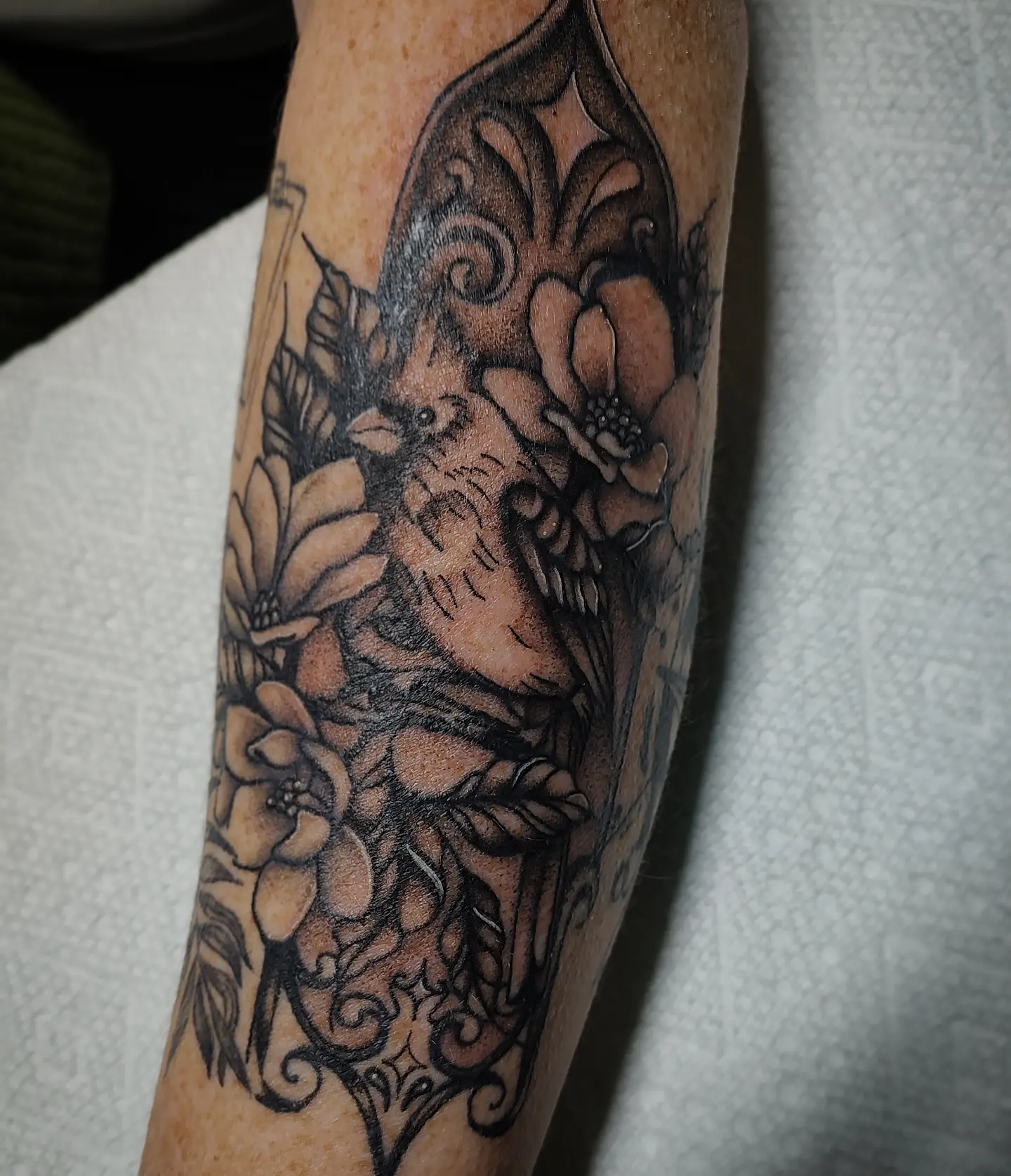 Tattoo by @karat_curations β black_and_grey, realism