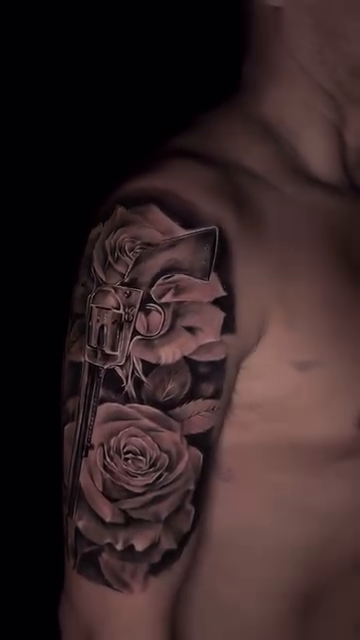 Tattoo by @ronaldinktattoo — realism, black_and_grey