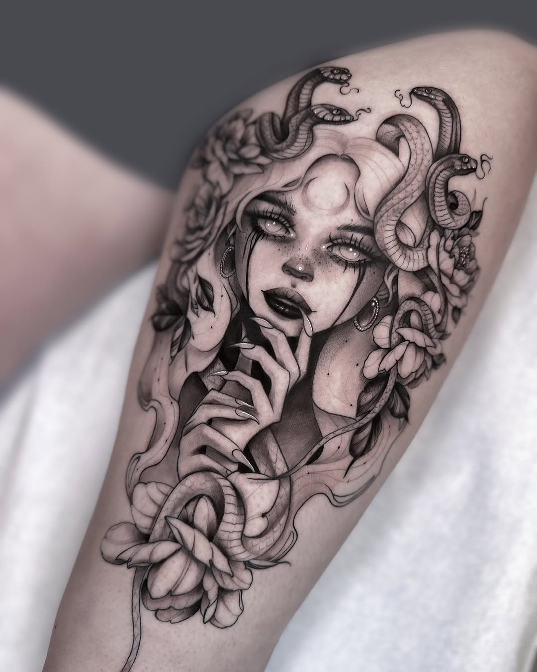 Tattoo by @tommytattoo333 — black_and_grey, realism