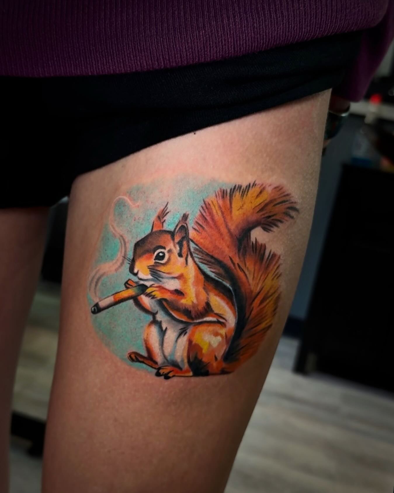 Tattoo by @amandoom — realism