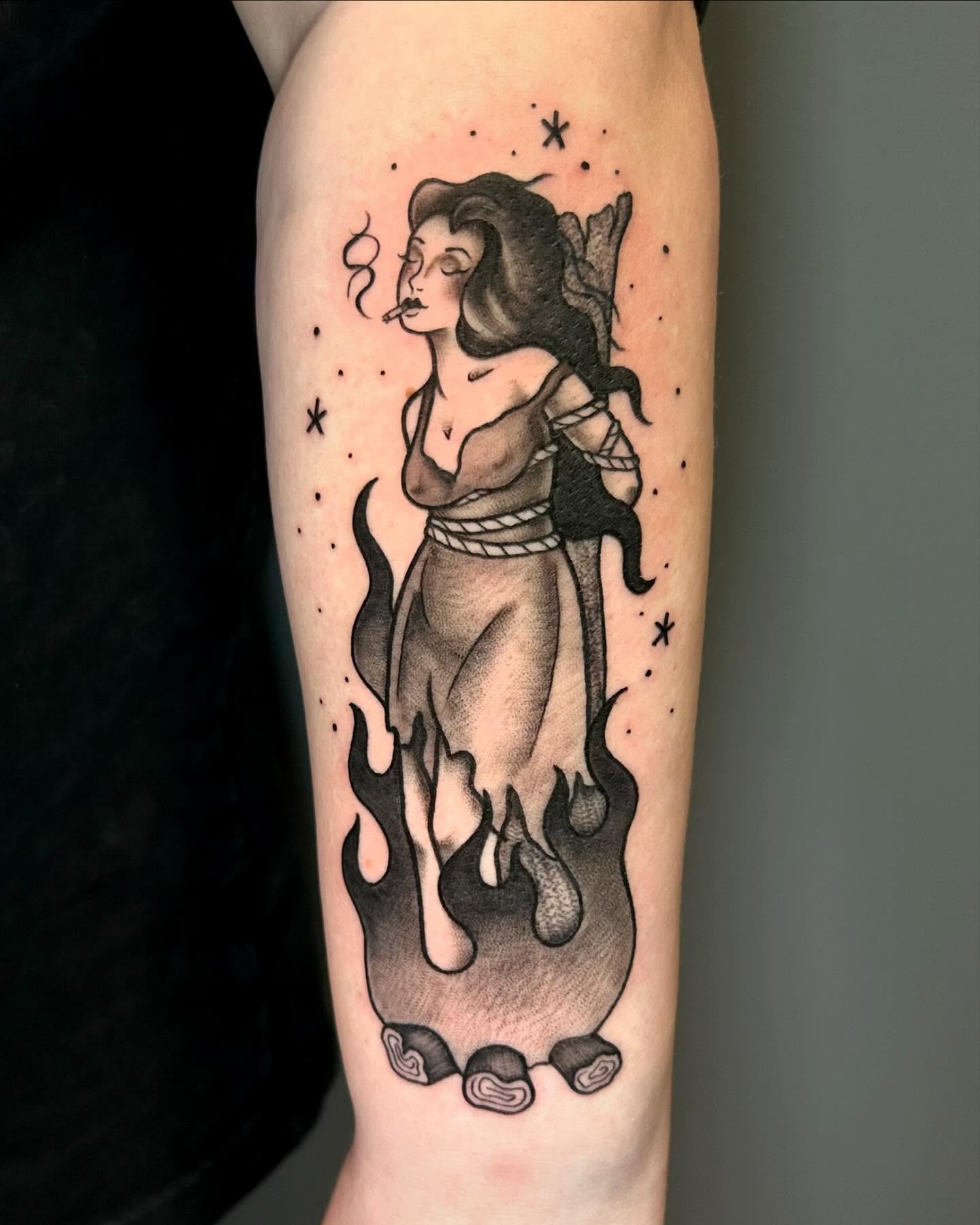 Tattoo by @foofytattoo — black_and_grey, realism
