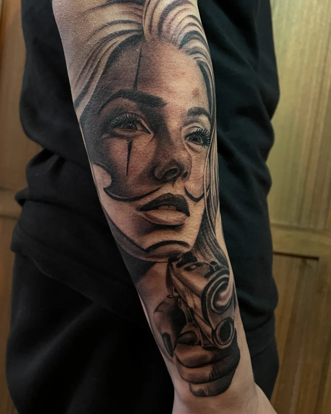 Tattoo by @markink__ β realism, black_and_grey