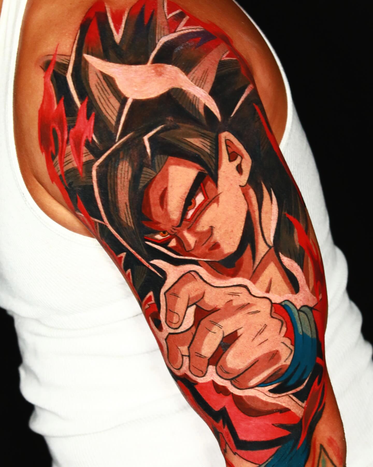 Tattoo by @tailors_truong — anime