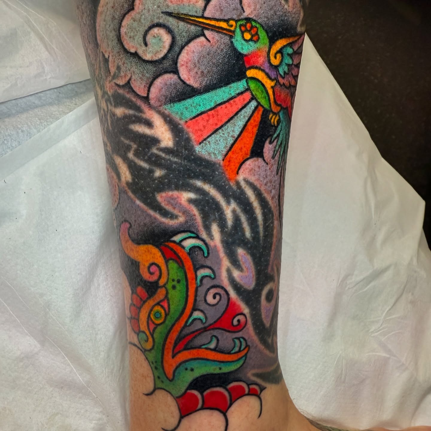 Tattoo by @el_chimu — american_traditional, new_school