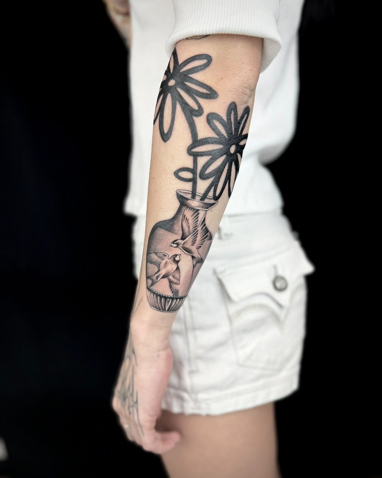 Tattoo by @apologies_tattoo_studios — black_and_grey