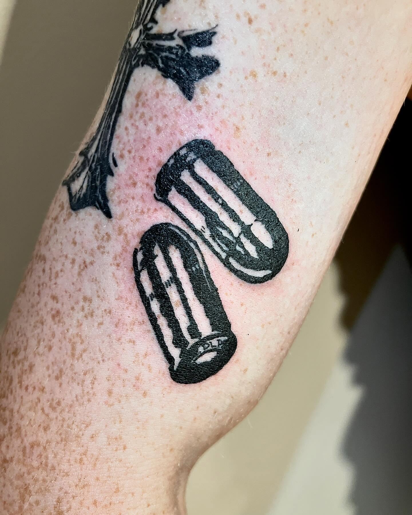 Tattoo by @ineedarocketlauncher — black_and_grey