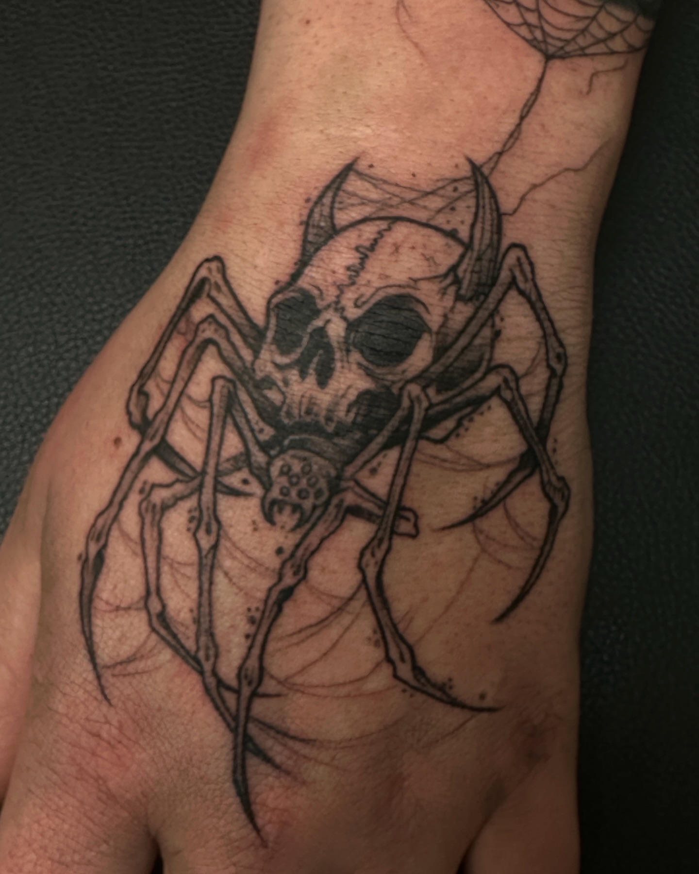 Tattoo by @homestead_tattoos — black_and_grey, geometric