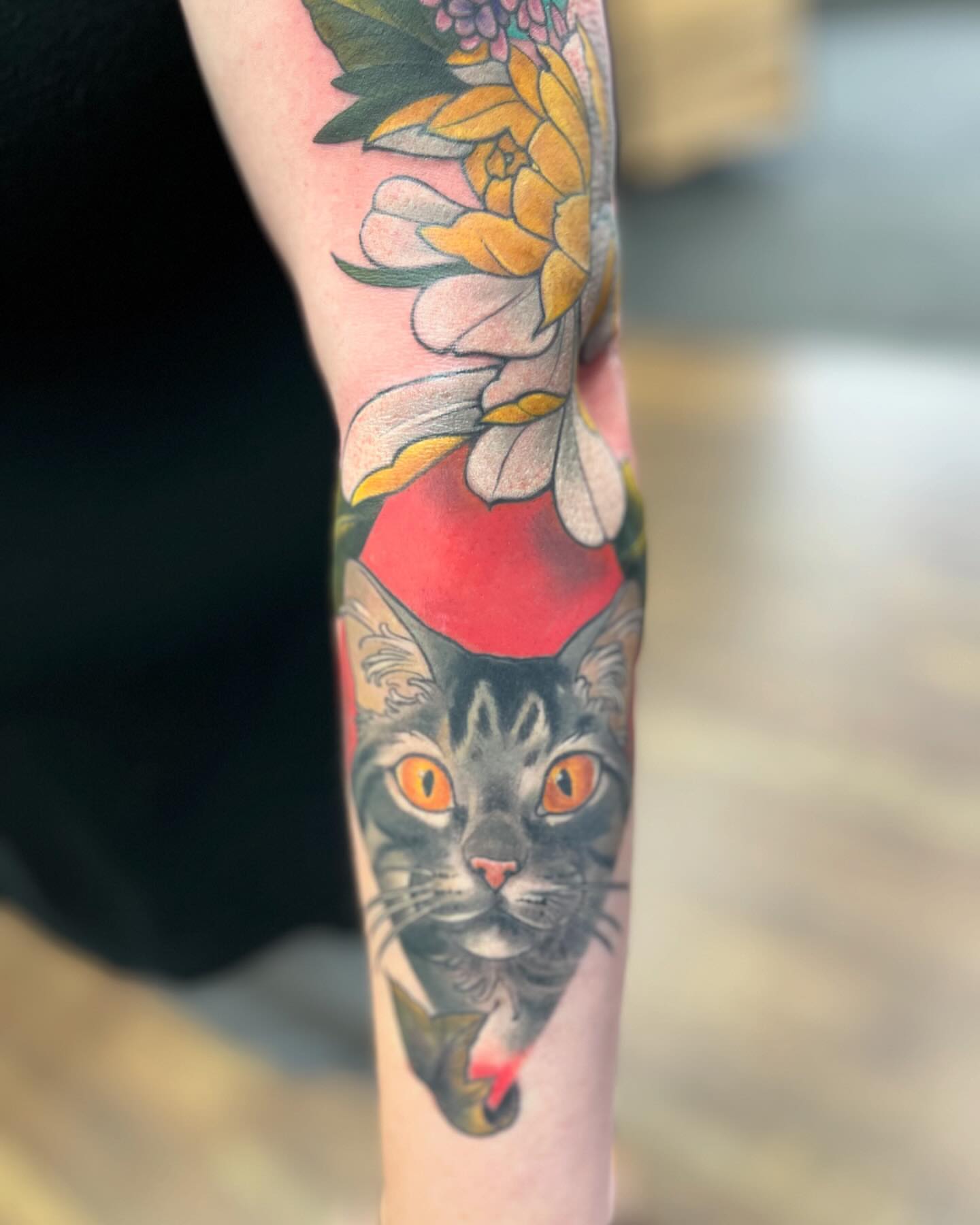 Tattoo by @tony.wilson.tattoos — realism, dotwork
