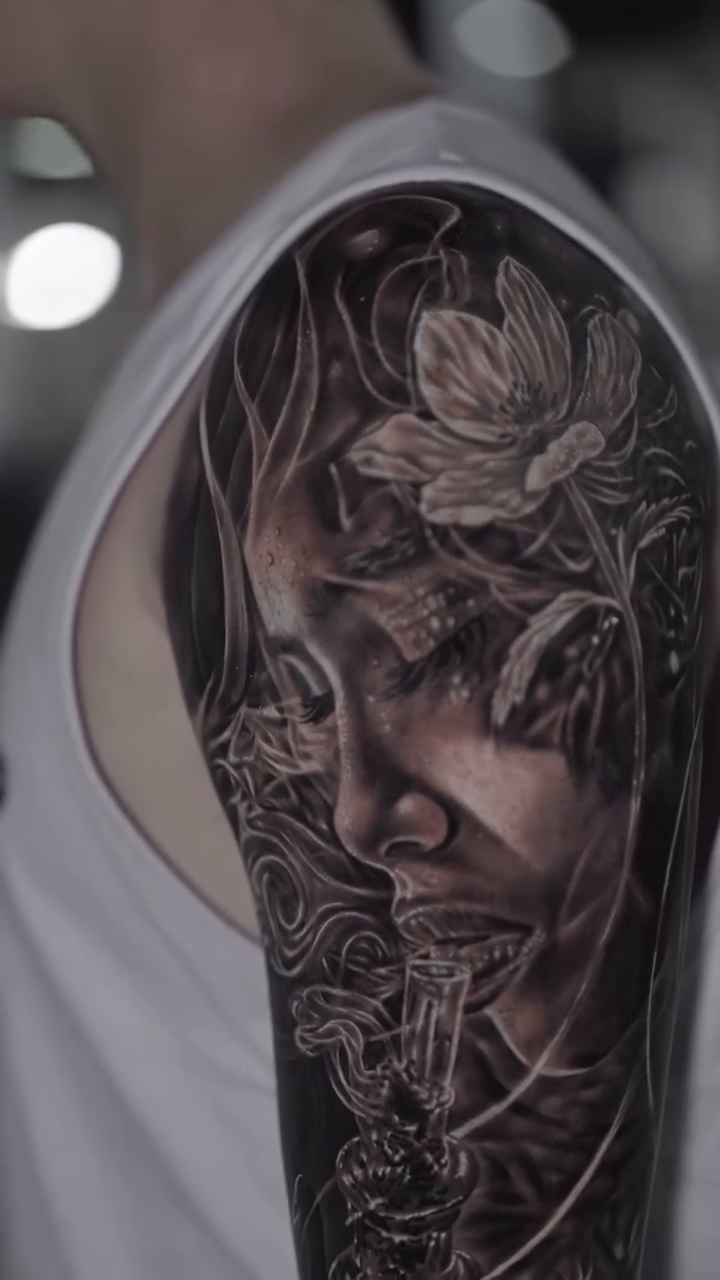 Tattoo by @yohandri_tat2 — realism, black_and_grey