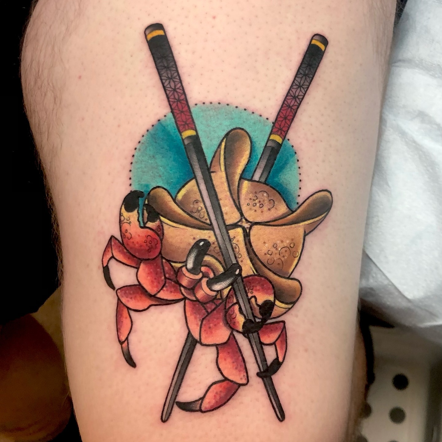 Tattoo by @iamcanada — dotwork