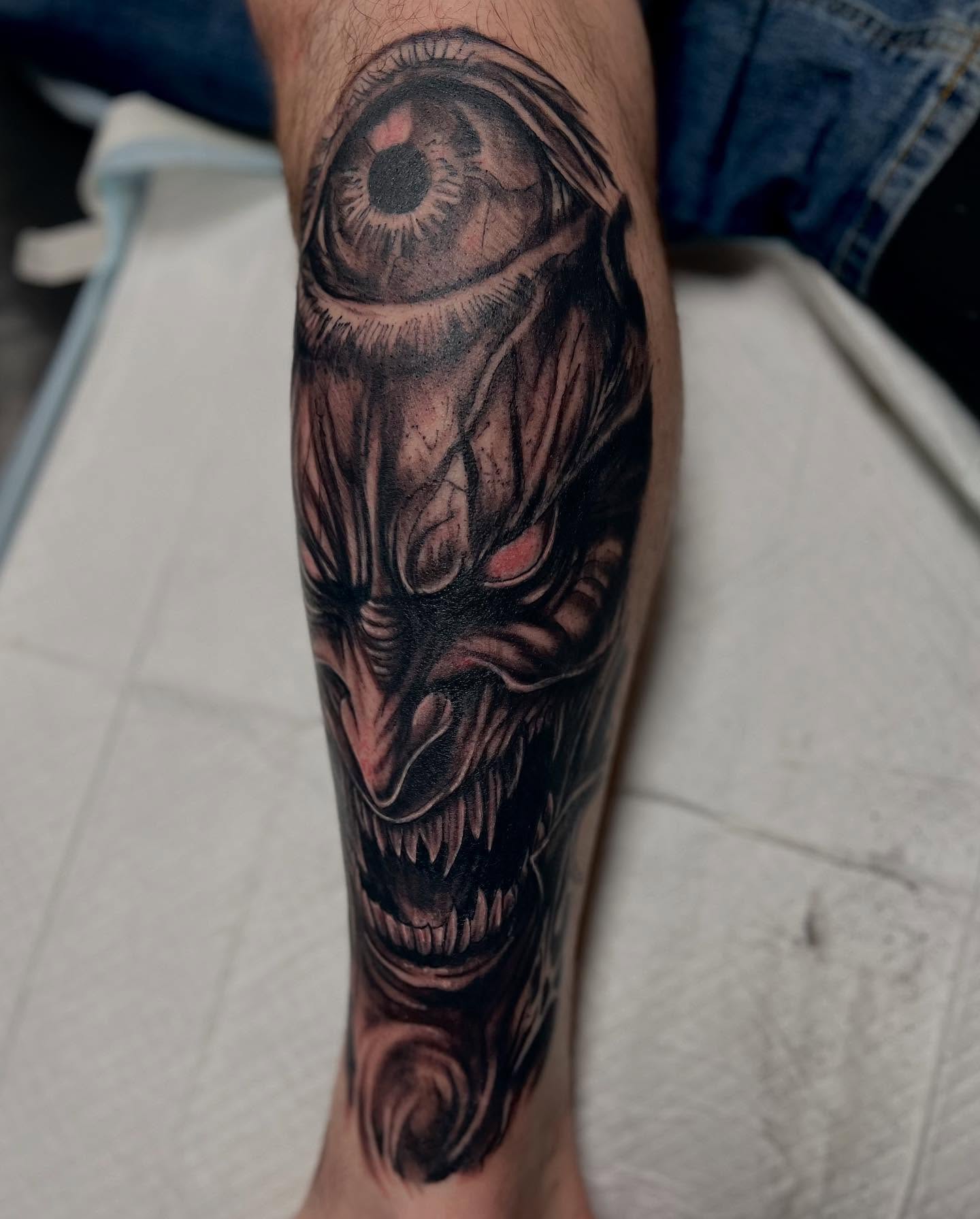 Tattoo by @jeffobrientattoos — dark_realism