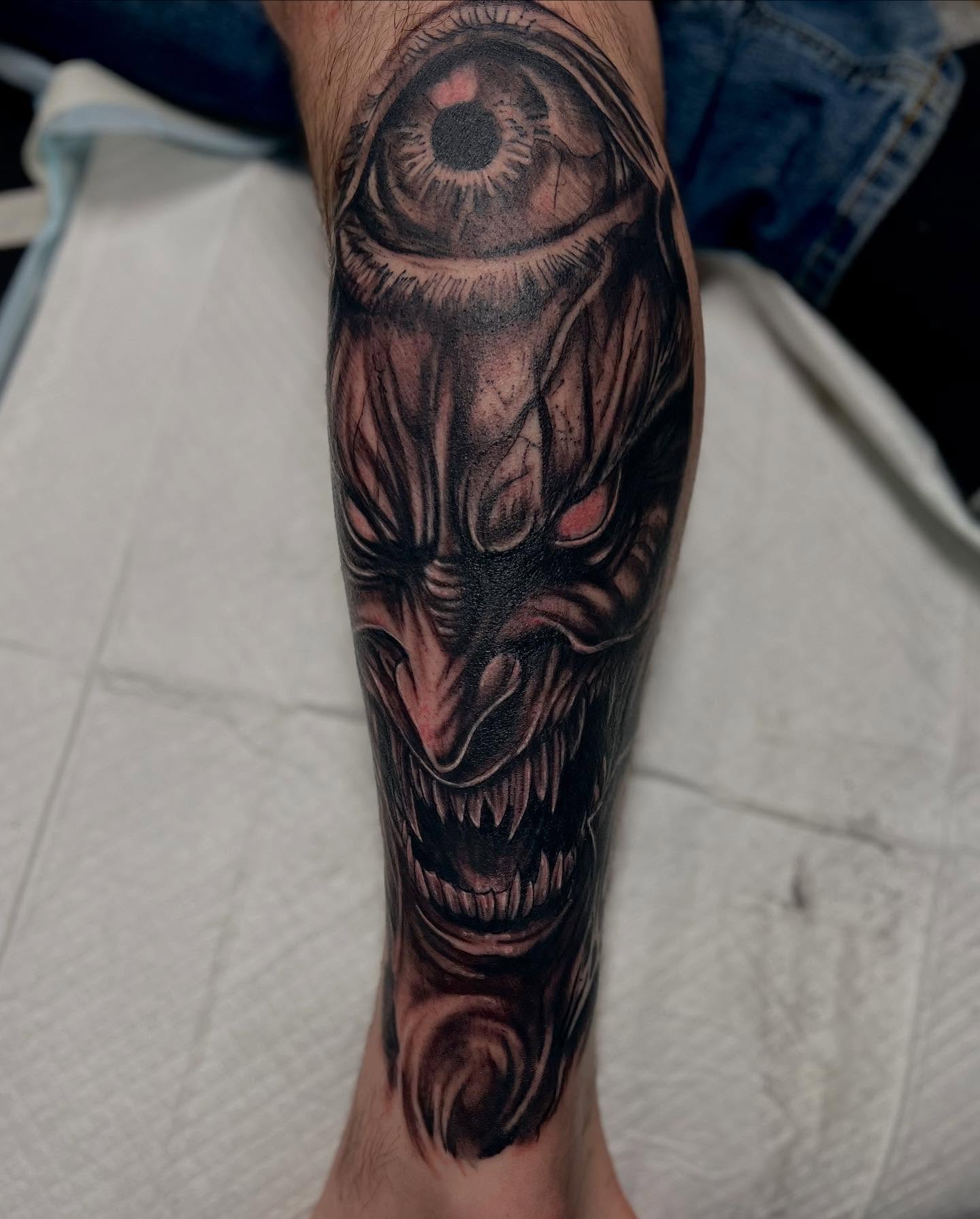 Tattoo by @jeffobrientattoos — dark_realism