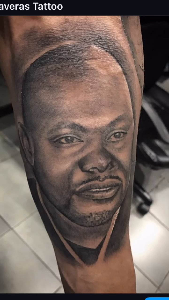Tattoo by @bloodmoney_tattoos — realism, black_and_grey