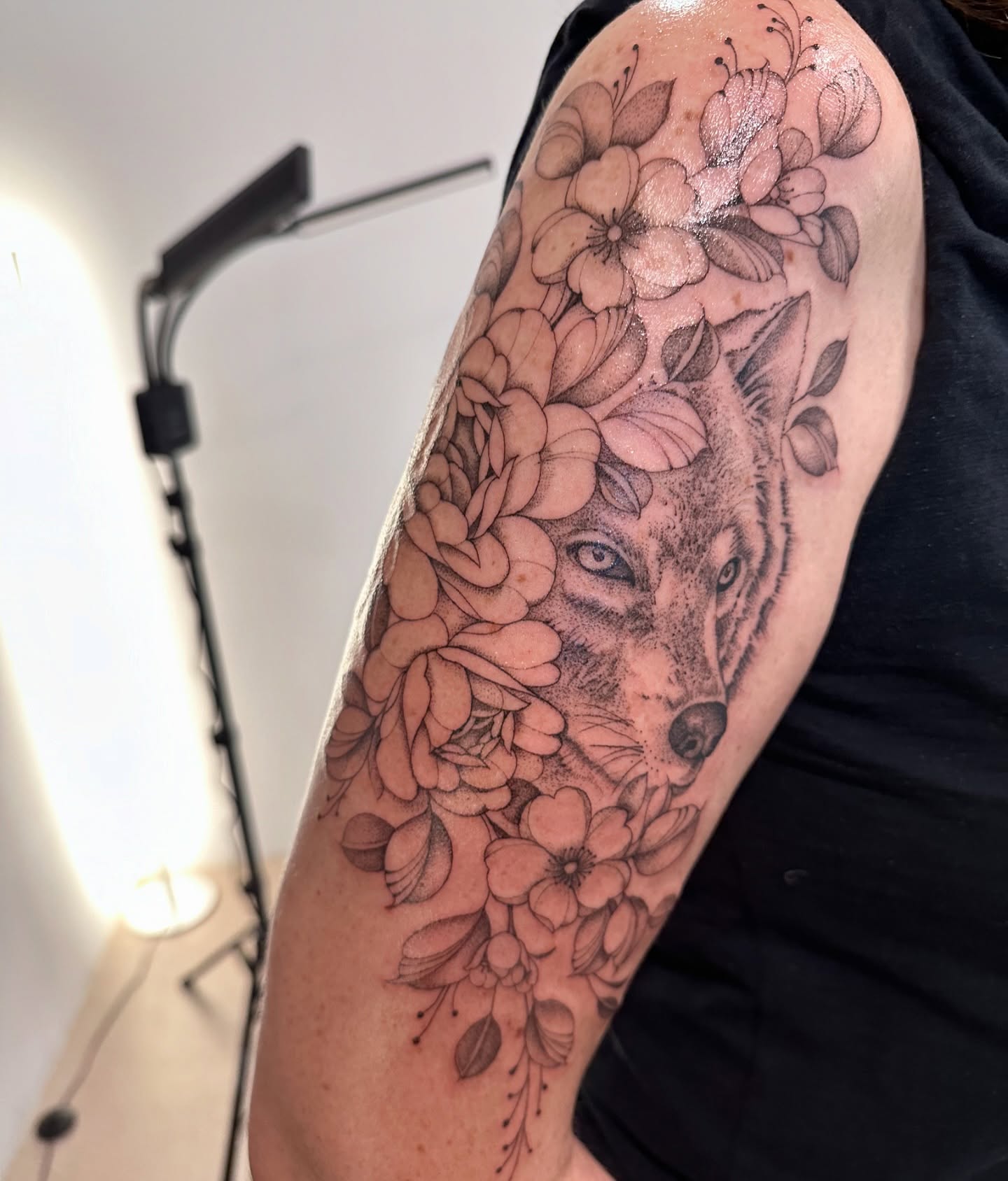 Tattoo by @michatattoos — black_and_grey, realism