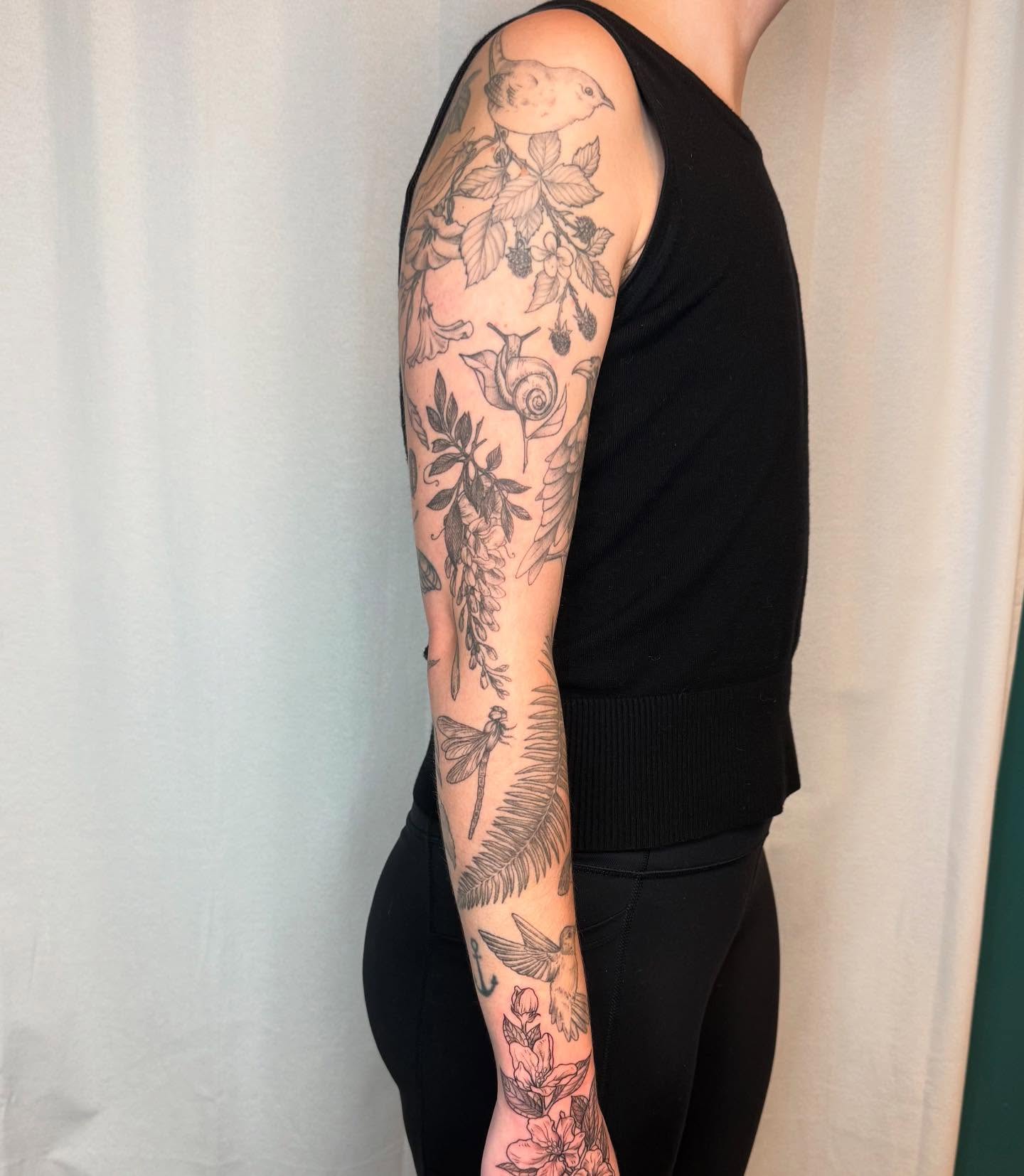 Tattoo by @flynncoooper — black_and_grey