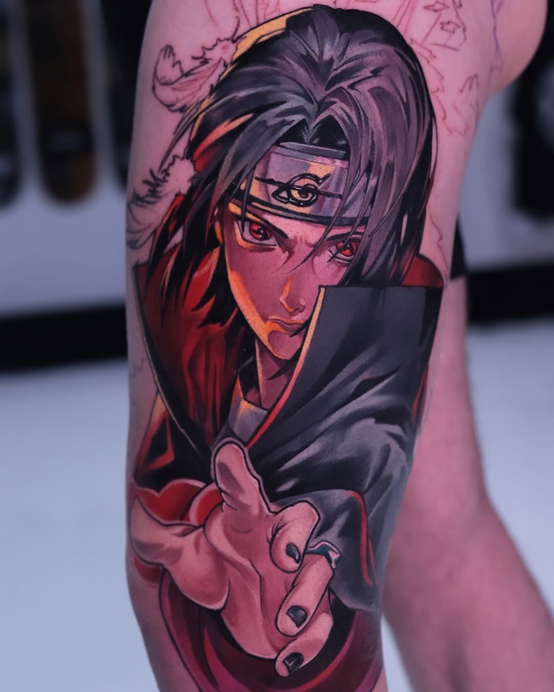 Tattoo by @harleytattooartist — anime, realism
