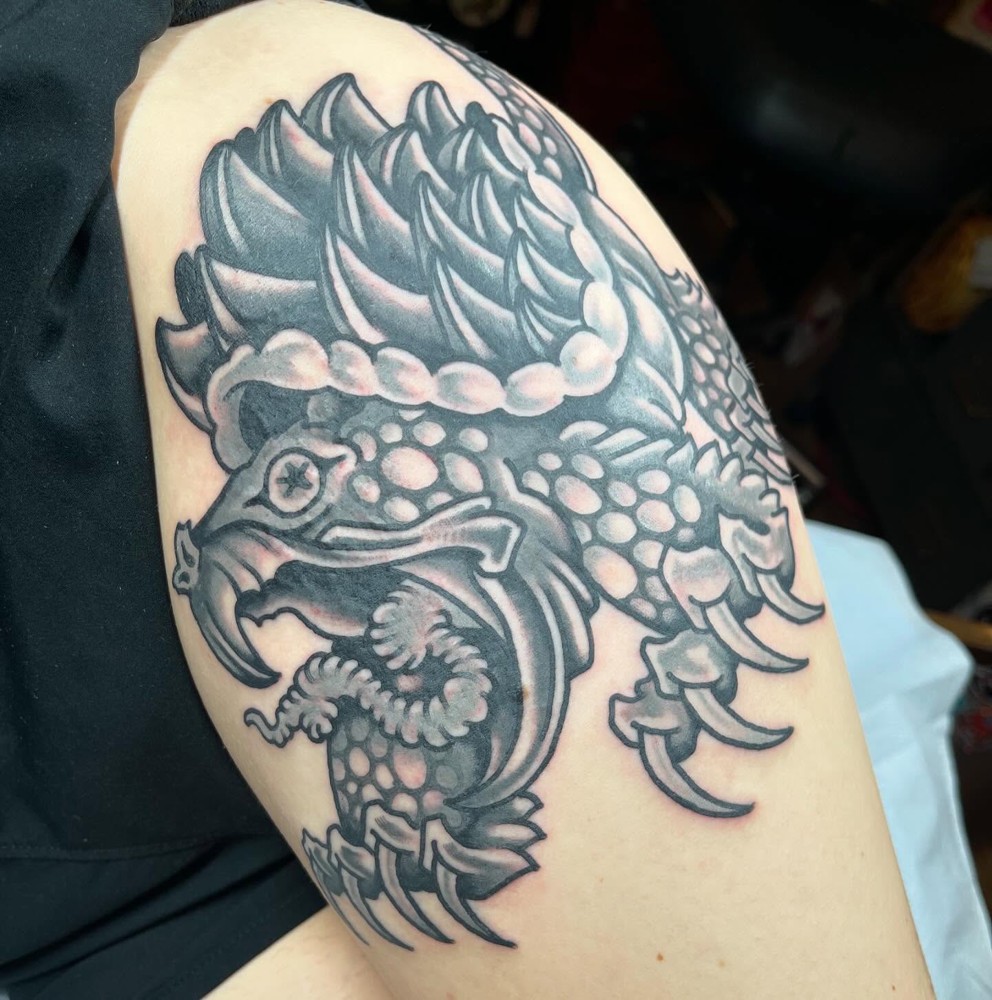 Tattoo by @craigsmithtattoos — black_and_grey