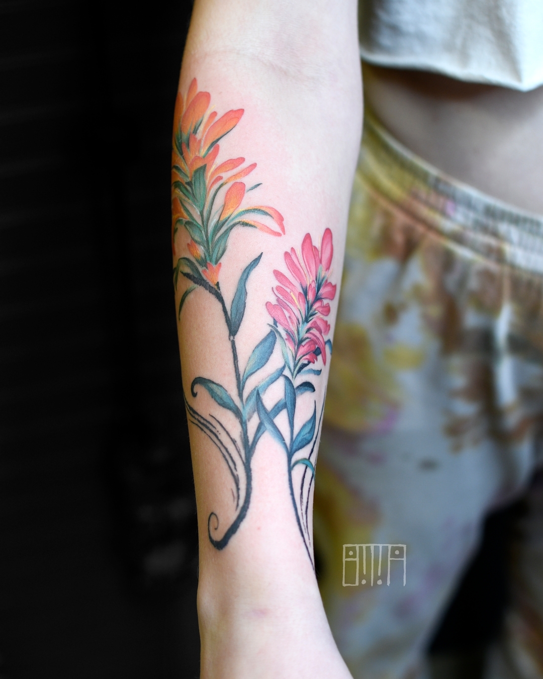 Tattoo by @emmagracetattoo — watercolor