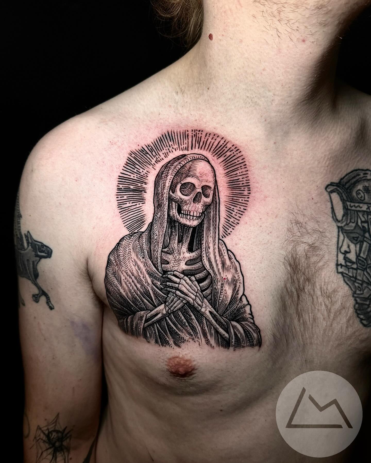 Tattoo by @tattoosbylandon — black_and_grey