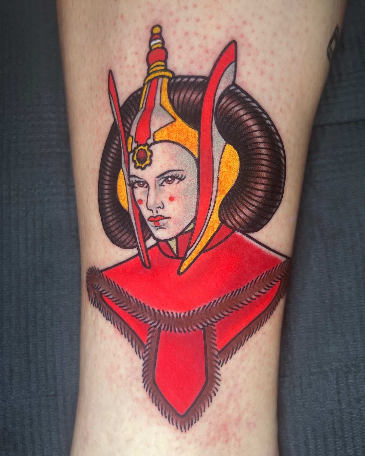 Queen Amidala anime tattoo on the forearm by ๐ฎ๐๐๐ ๐ญ๐๐๐