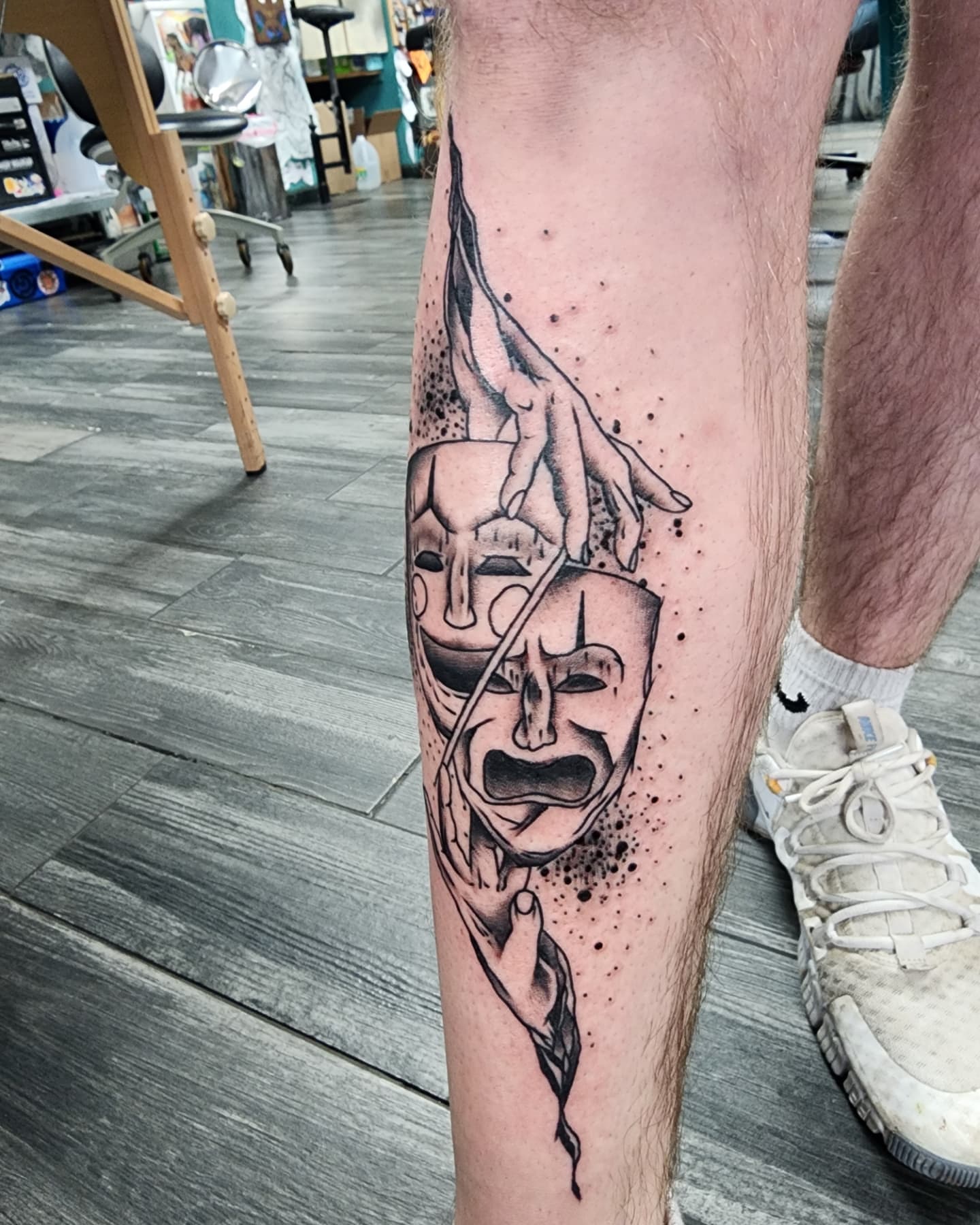 Tattoo by @milesdeoring — dotwork, realism