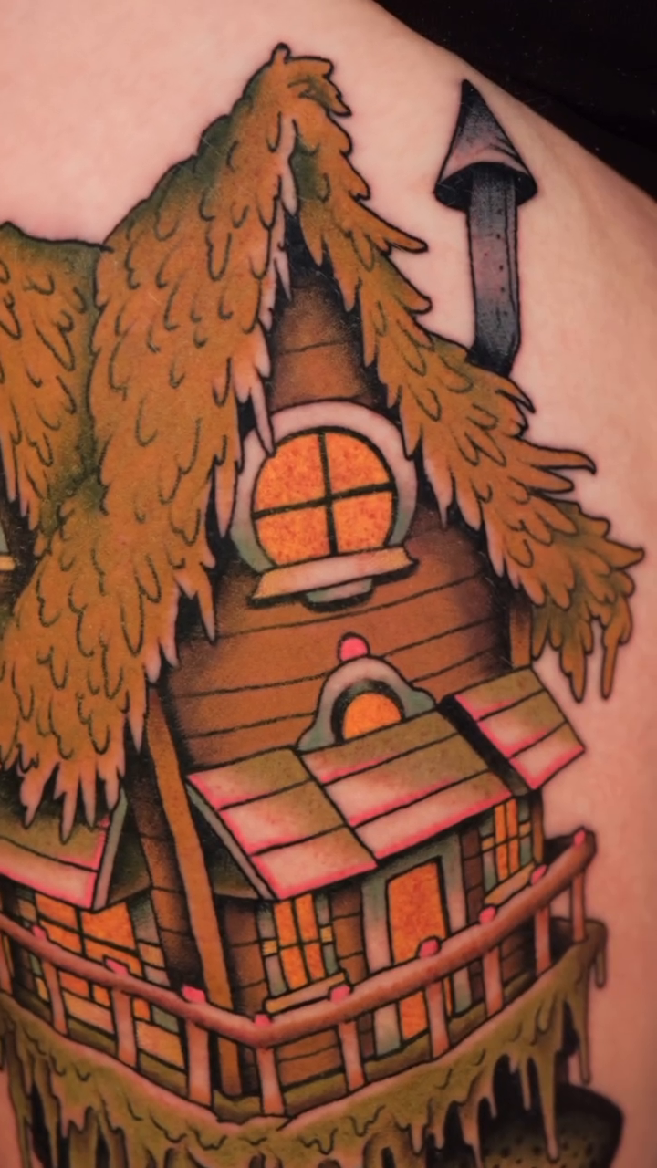 Tattoo by @davidbruehl — new_school