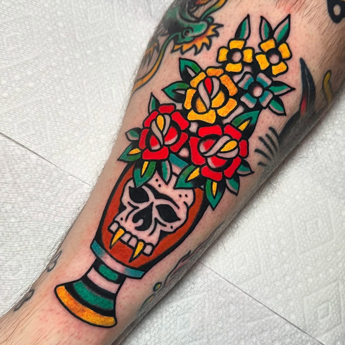 Tattoo by @brentallentattoos — american_traditional