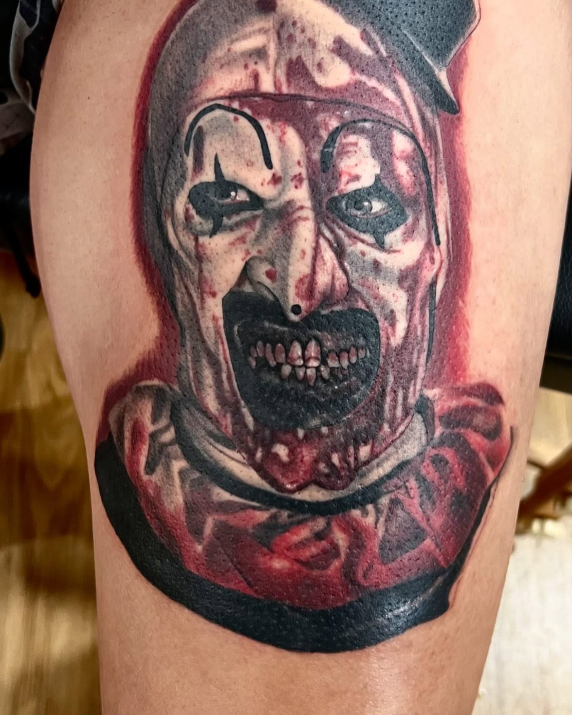 Tattoo by @steventefft — realism, dark_realism