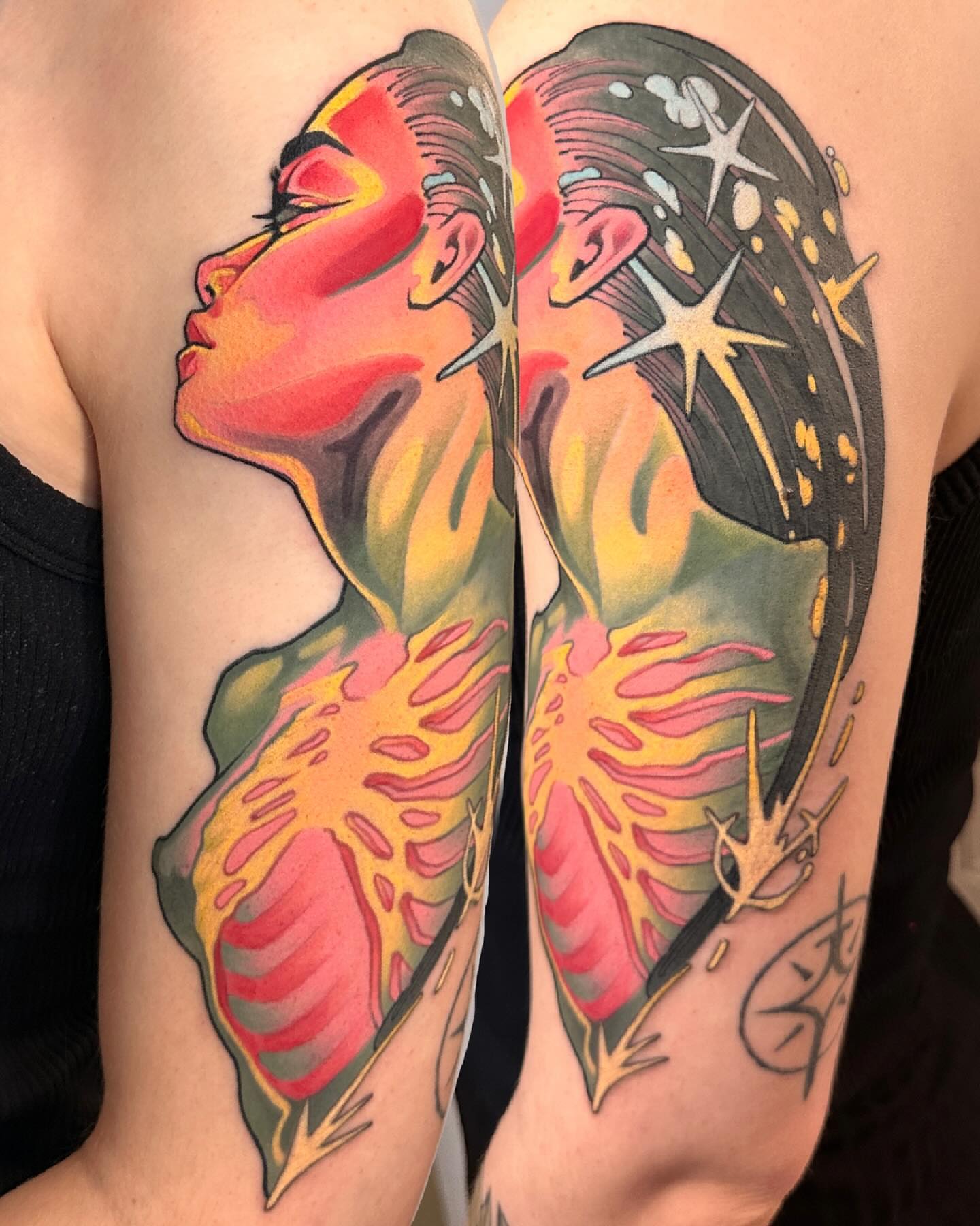 Tattoo by @grizzleyclaire — new_school, illustrative