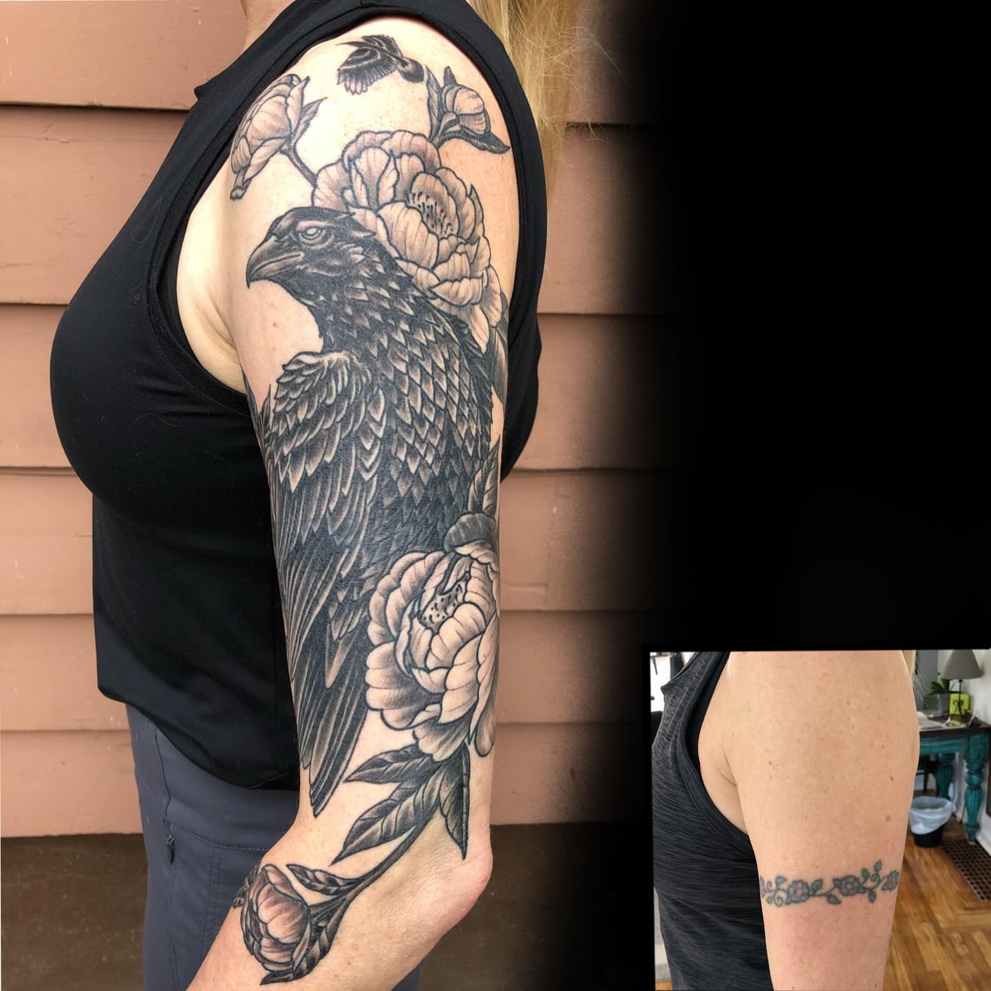 Tattoo by @j_bradbury3 — black_and_grey, realism