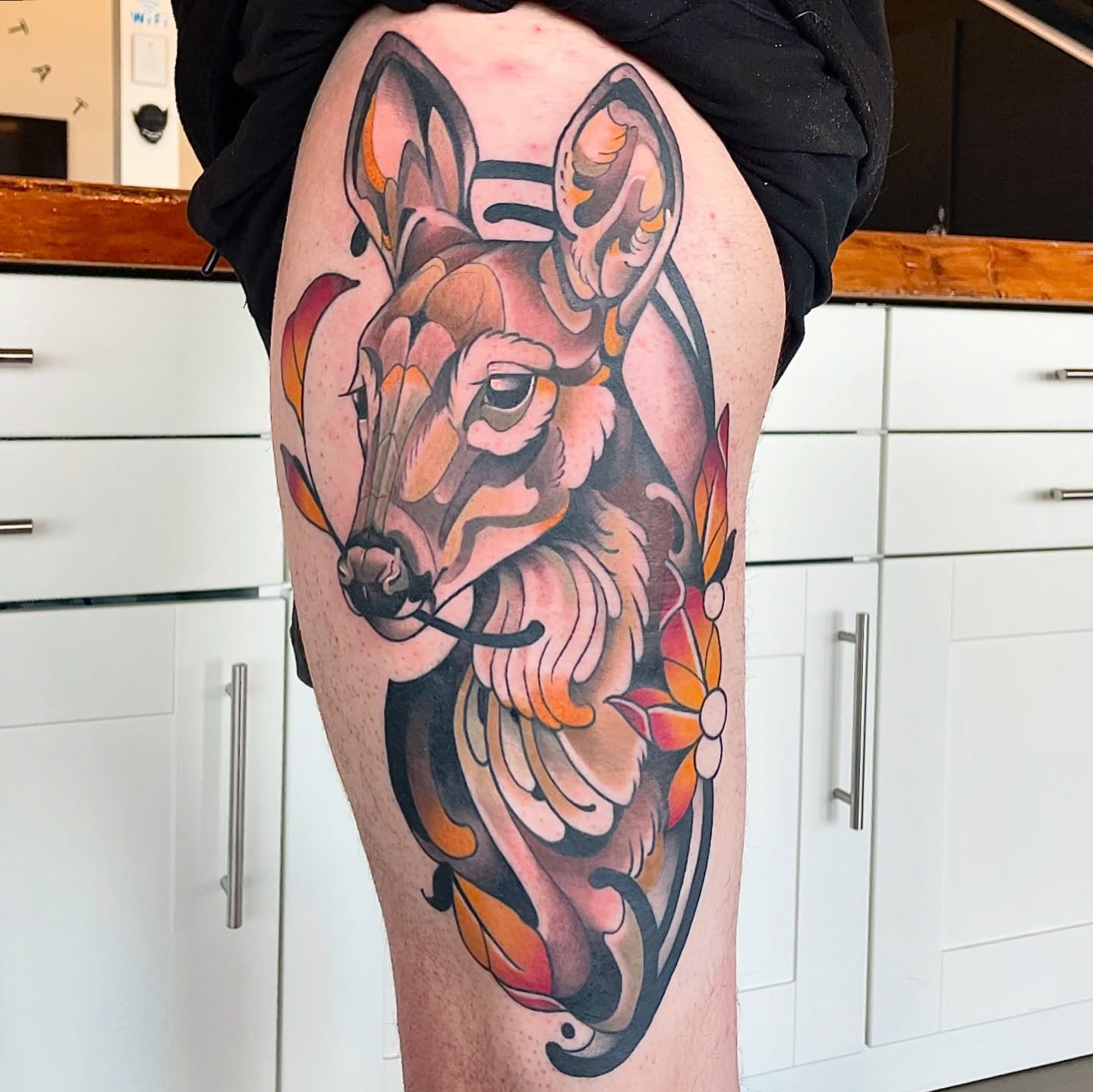 Tattoo by @mirelajade — american_traditional, realism