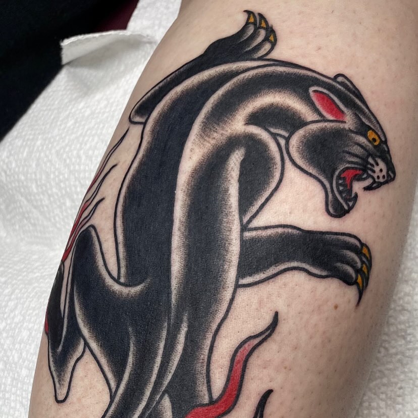 Tattoo by @snakedaggerose — american_traditional