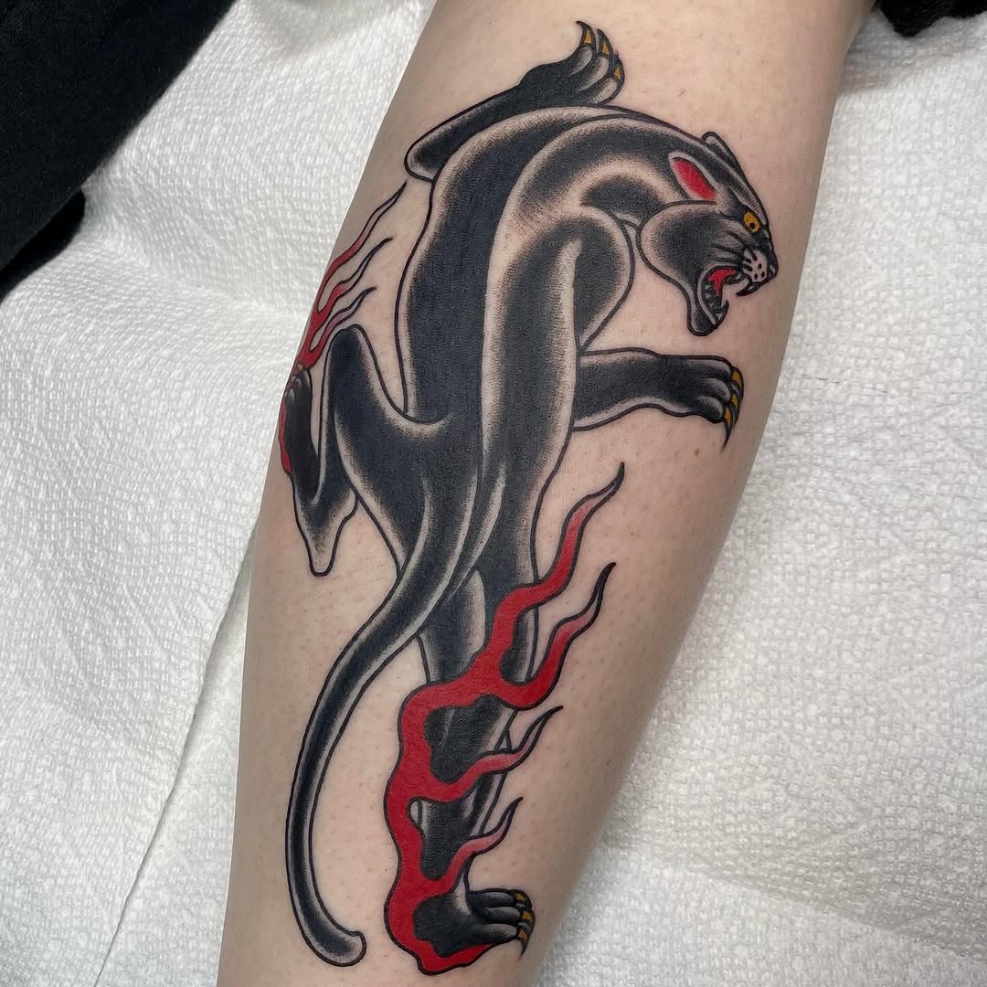 Tattoo by @snakedaggerose — american_traditional