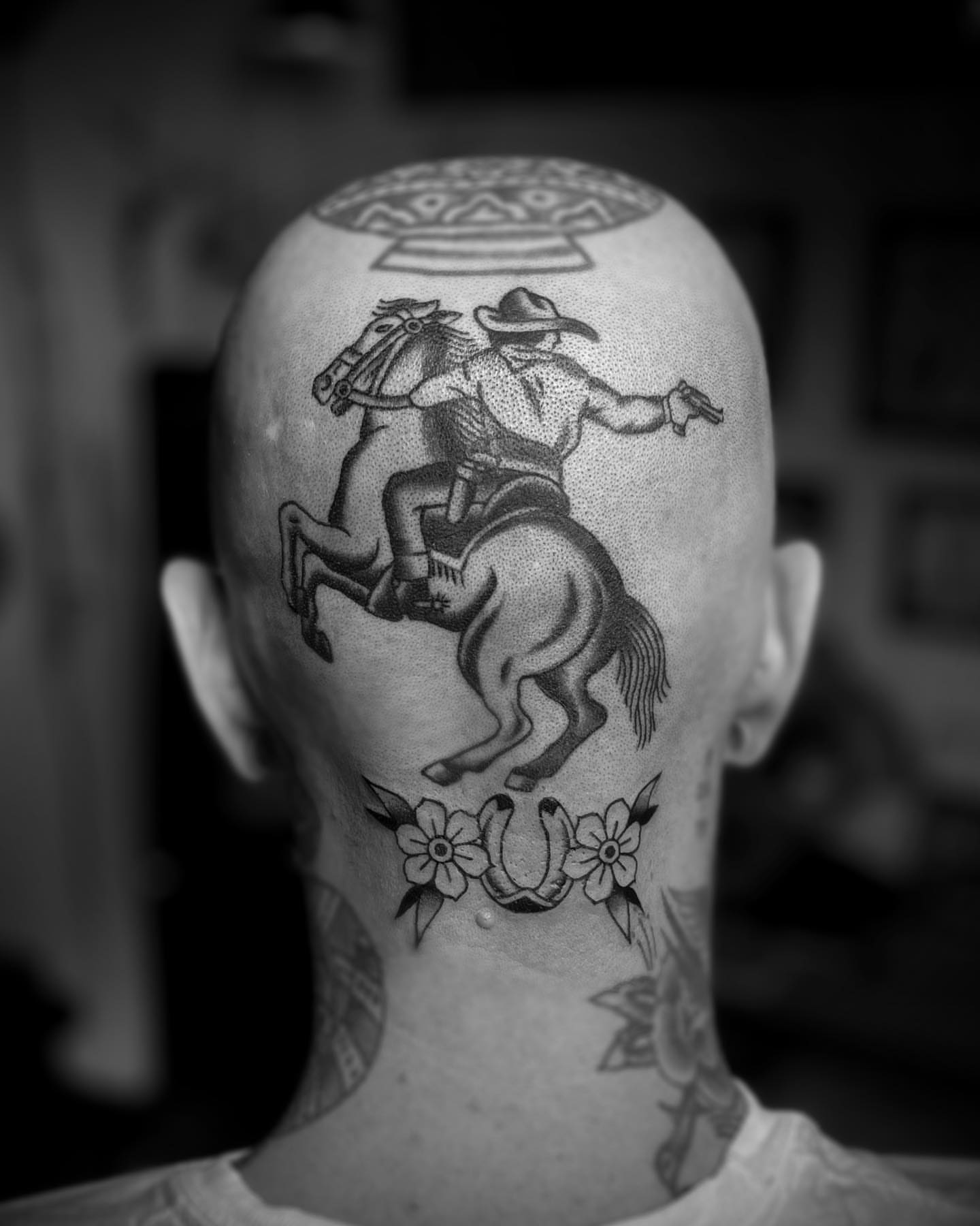 Tattoo by @rosie_coyote — dotwork