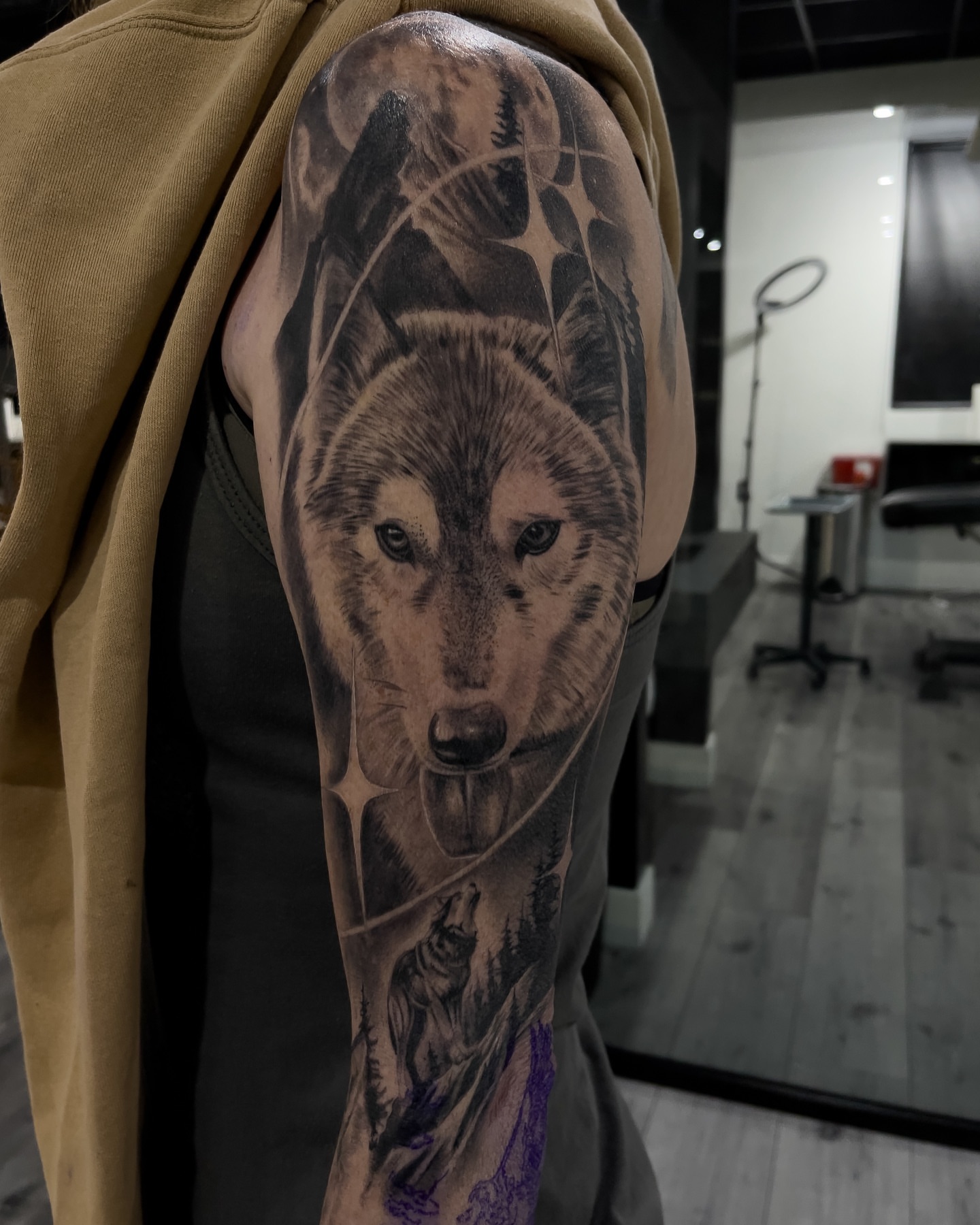 Tattoo by @_ambitiousdreamer β realism, black_and_grey