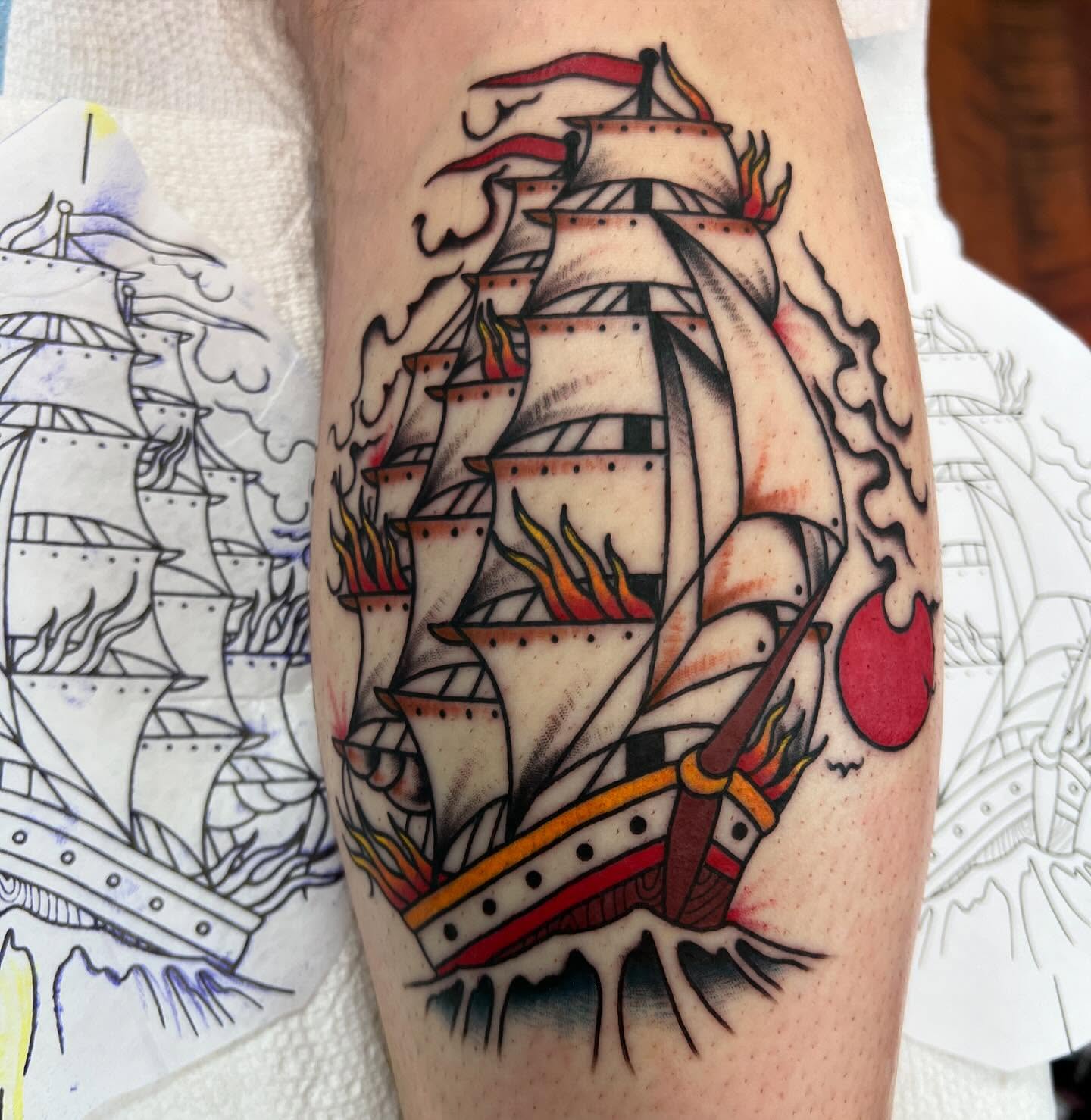 Tattoo by @howler.tattoos โ american_traditional
